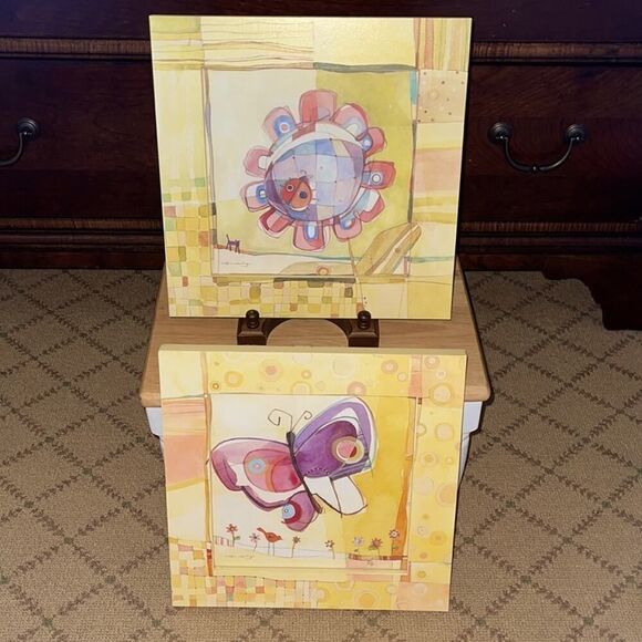 Robin Rawlings Children's set 2 watercolor prints - Picture 1 of 10